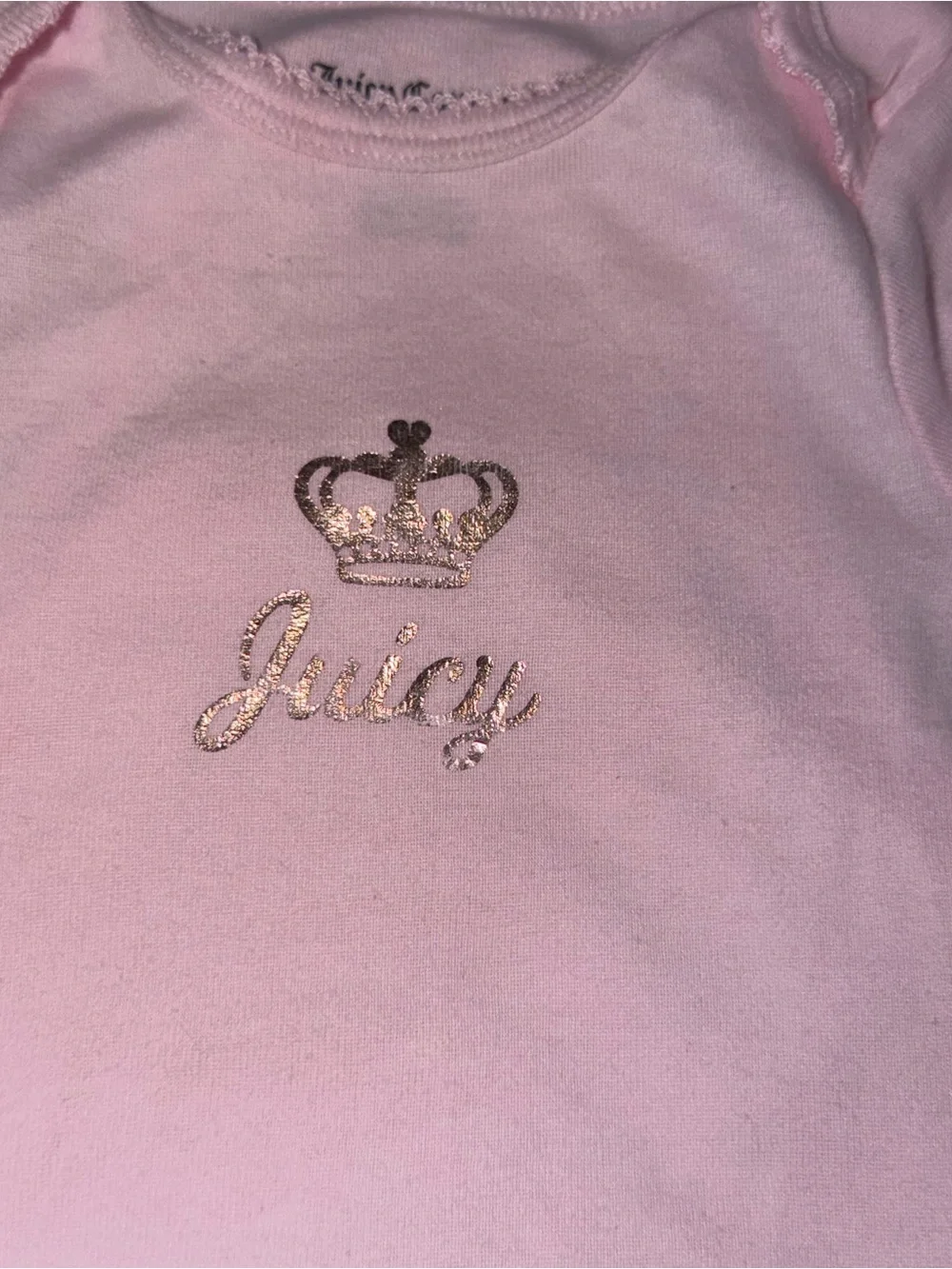 Juicy Couture Pink Heart Print | 6-9 months | 3 pieces
